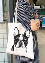 French Bulldog Canvas Bag