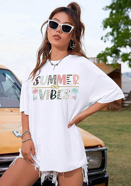 Summer Vibes Printed T-shirt