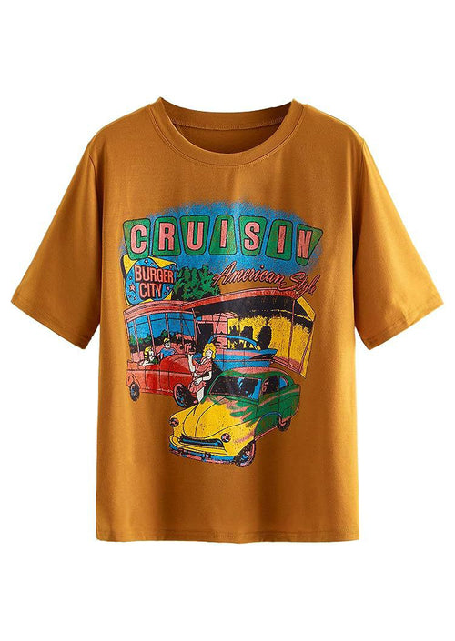 Cruisin American Style Printed T-Shirt