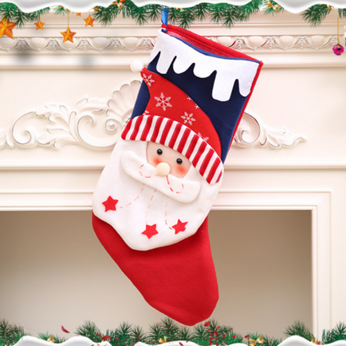 Santa Claus & Snowman & Bear Christmas Gift Socks