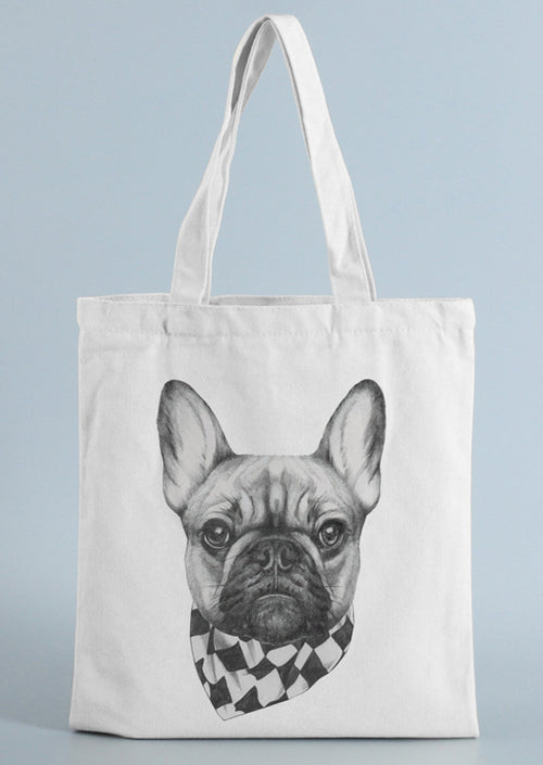 French Bulldog Canvas Bag