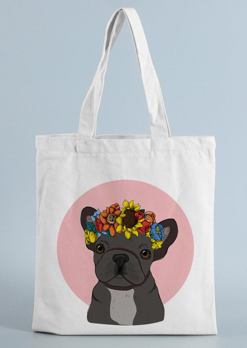 French Bulldog Canvas Bag