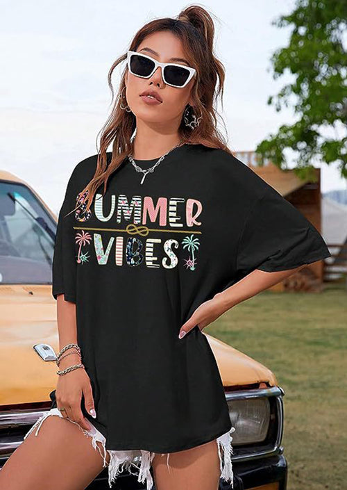 Summer Vibes Printed T-shirt