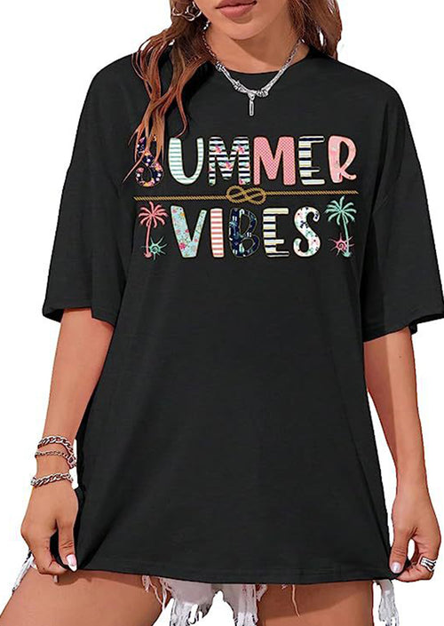 Summer Vibes Printed T-shirt