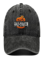 Halloween Horror Pumpkin Embroidered Baseball Cap