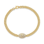 18K Gold Plated Moissanite Bracelet