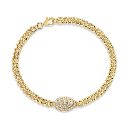 18K Gold Plated Moissanite Bracelet