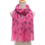 Ladies' Tree Printed Scarf Shawl