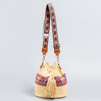 Ethnic Style Tassel Woven Bag