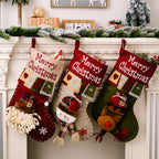 3D Cartoon Forest Elf Christmas Gift Socks