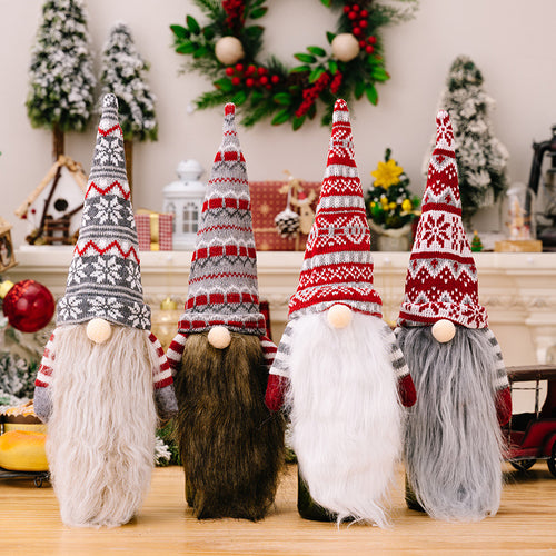 Christmas Long Beard Forest Elf Wine Bottle Cover