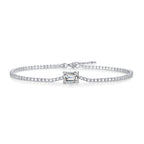 18K White Gold 1 Carat Moissanite Bracelet