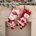 Santa Claus Snowman Christmas Gift Socks