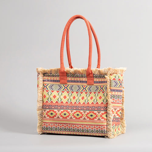 Bohemian Retro Tote Bag