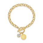 18K Gold Plated 1 Carat Moissanite Bracelet