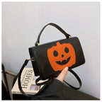 Halloween Pumpkin Grimace Crossbody Bag