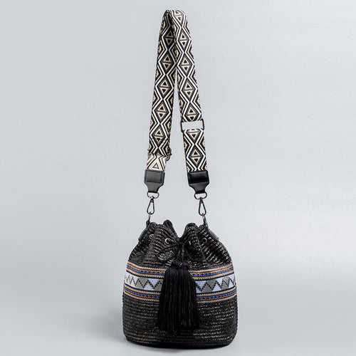 Ethnic Style Tassel Woven Bag