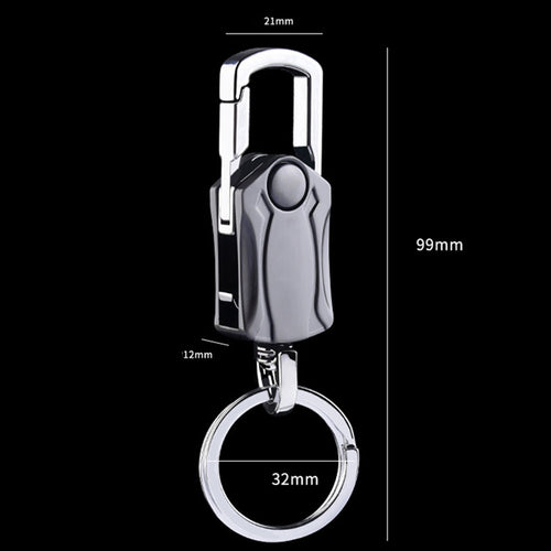 Multifunctional Car Keychain 360 Degree Bearing Rotating Bottle Opener