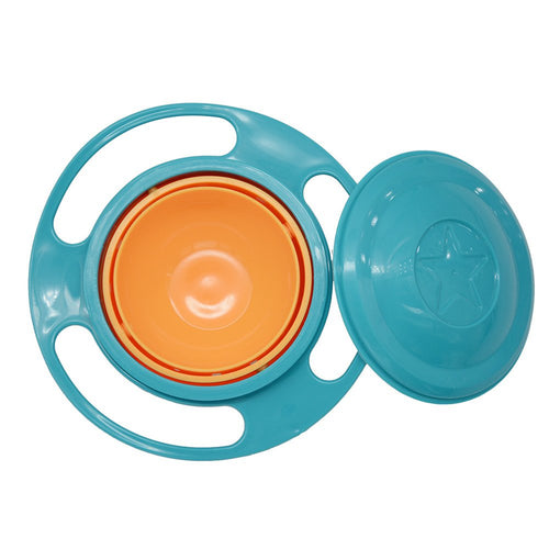 Spill-Resistant Gyro Bowl For Kids