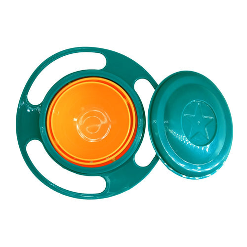 Spill-Resistant Gyro Bowl For Kids