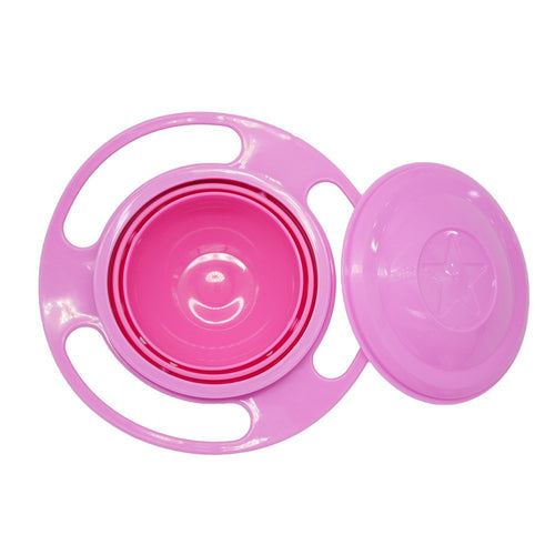 Spill-Resistant Gyro Bowl For Kids