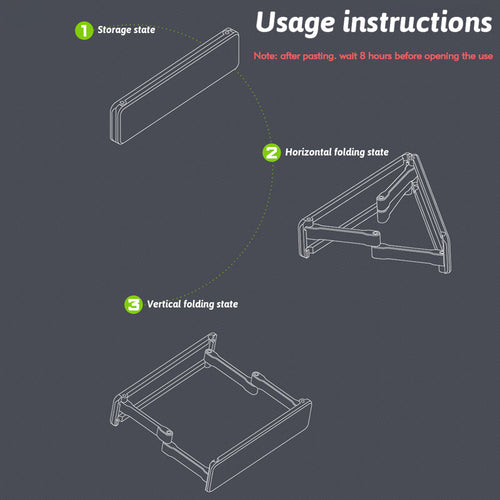 Invisible Foldable Mobile Phone Stand Holder